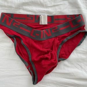 Sexy red brief